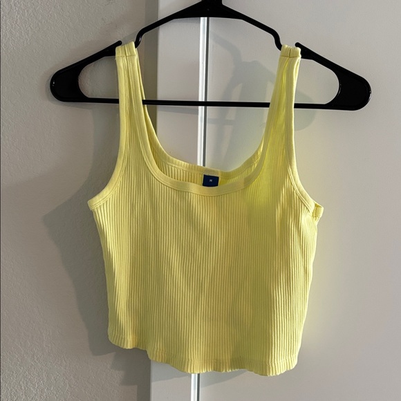 Old Navy Tops - Old Navy Highlighter Yellow Crop Tank